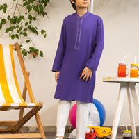 Blended Indigo Kurta - J. Junaid Jamshed