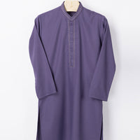 Blended Purple Kurta - J. Junaid Jamshed