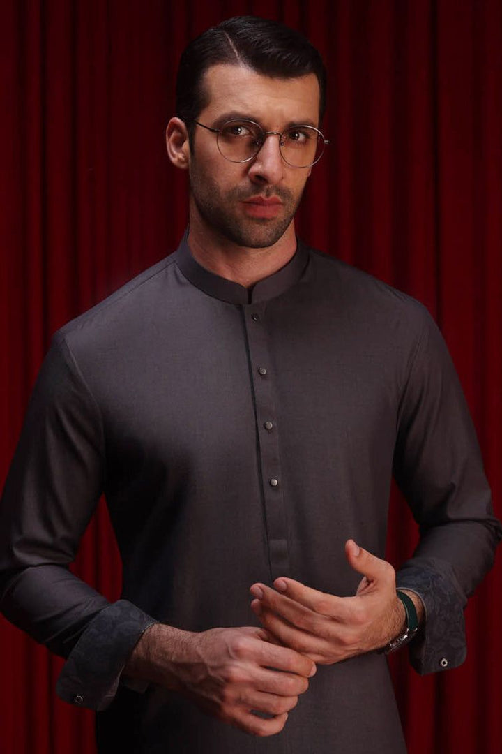 Cotton Charcoal Shalwar Kameez - Cast & Crew