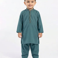 Blended Sea Green Shalwar Kameez - J. Junaid Jamshed