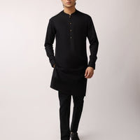 Cotton White Kurta Trouser- J. Junaid Jamshed
