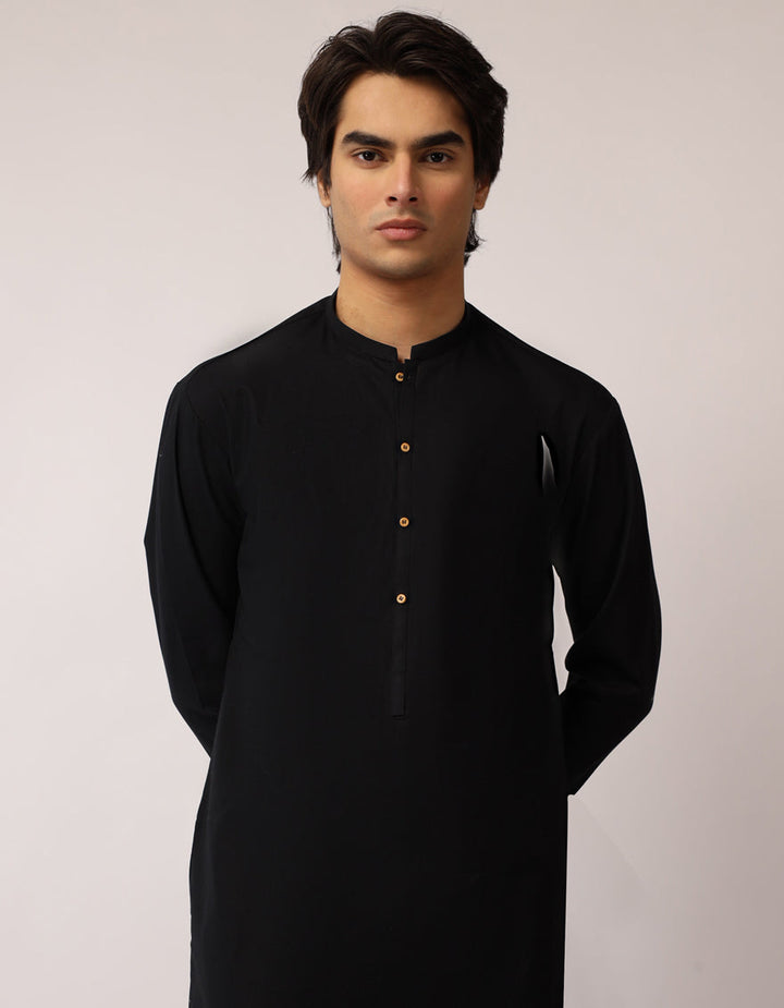Cotton White Kurta Trouser- J. Junaid Jamshed