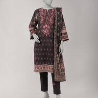 Lawn Multicolor Unstitched Suit - J. Junaid Jamshed