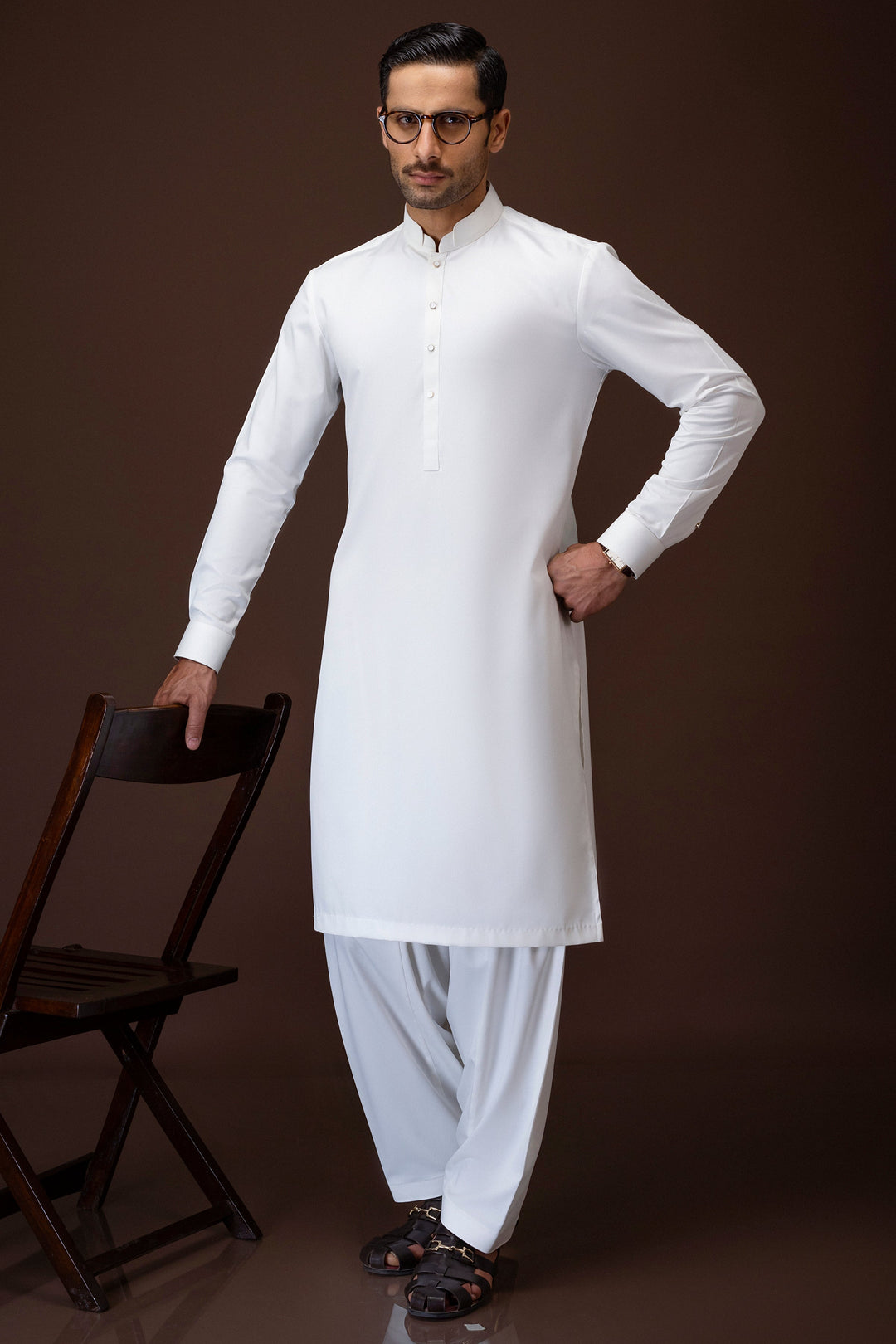 Blended White Shalwar Kameez - Cast & Crew