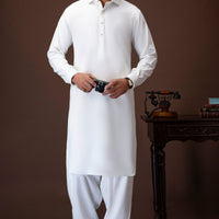 Blended Off White Shalwar Kameez - Cast & Crew