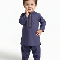 Blended Light Purple Shalwar Kameez - J. Junaid Jamshed