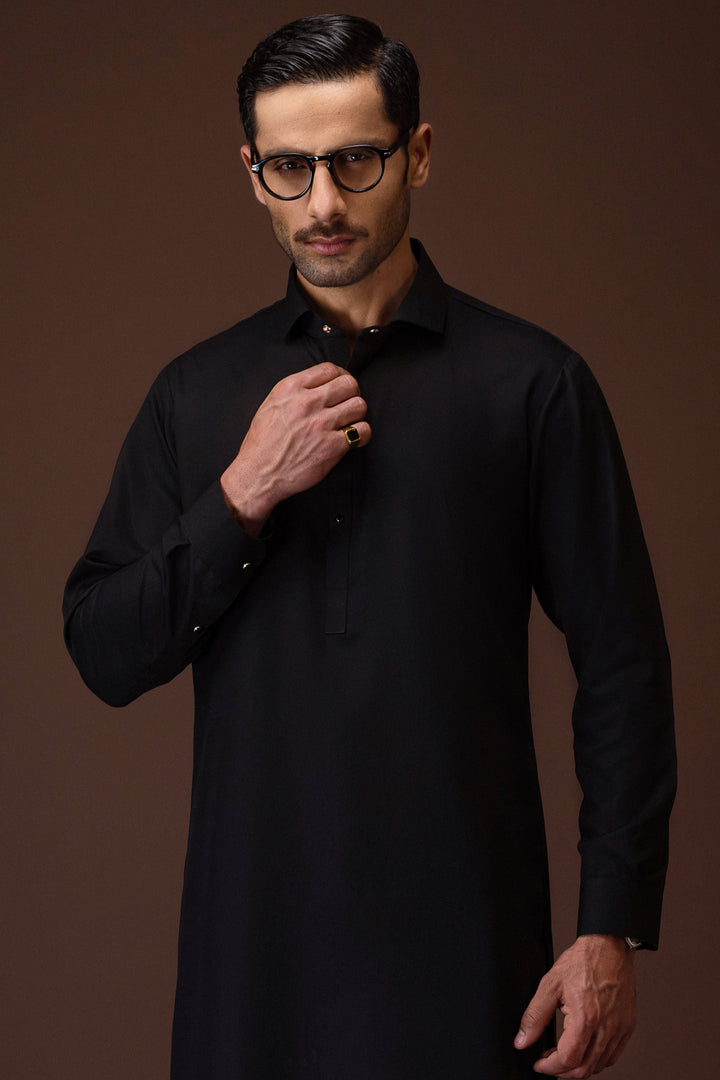 Blended Black Shalwar Kameez - Cast & Crew