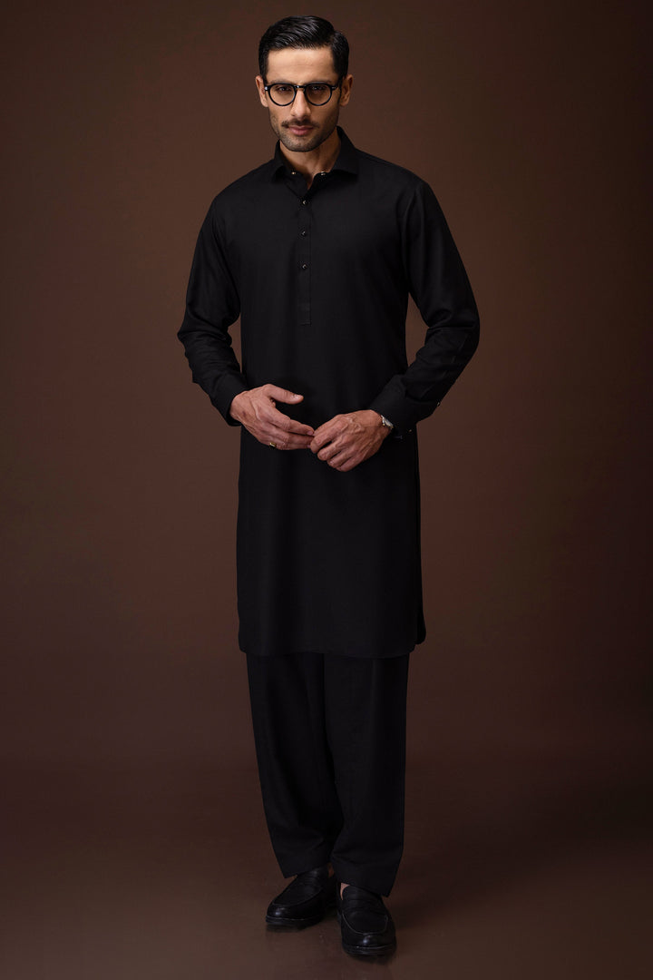Blended Black Shalwar Kameez - Cast & Crew