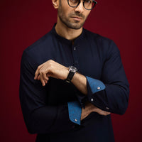 Blended Navy Shalwar Kameez - Cast & Crew