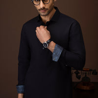 Blended Navy Shalwar Kameez - Cast & Crew