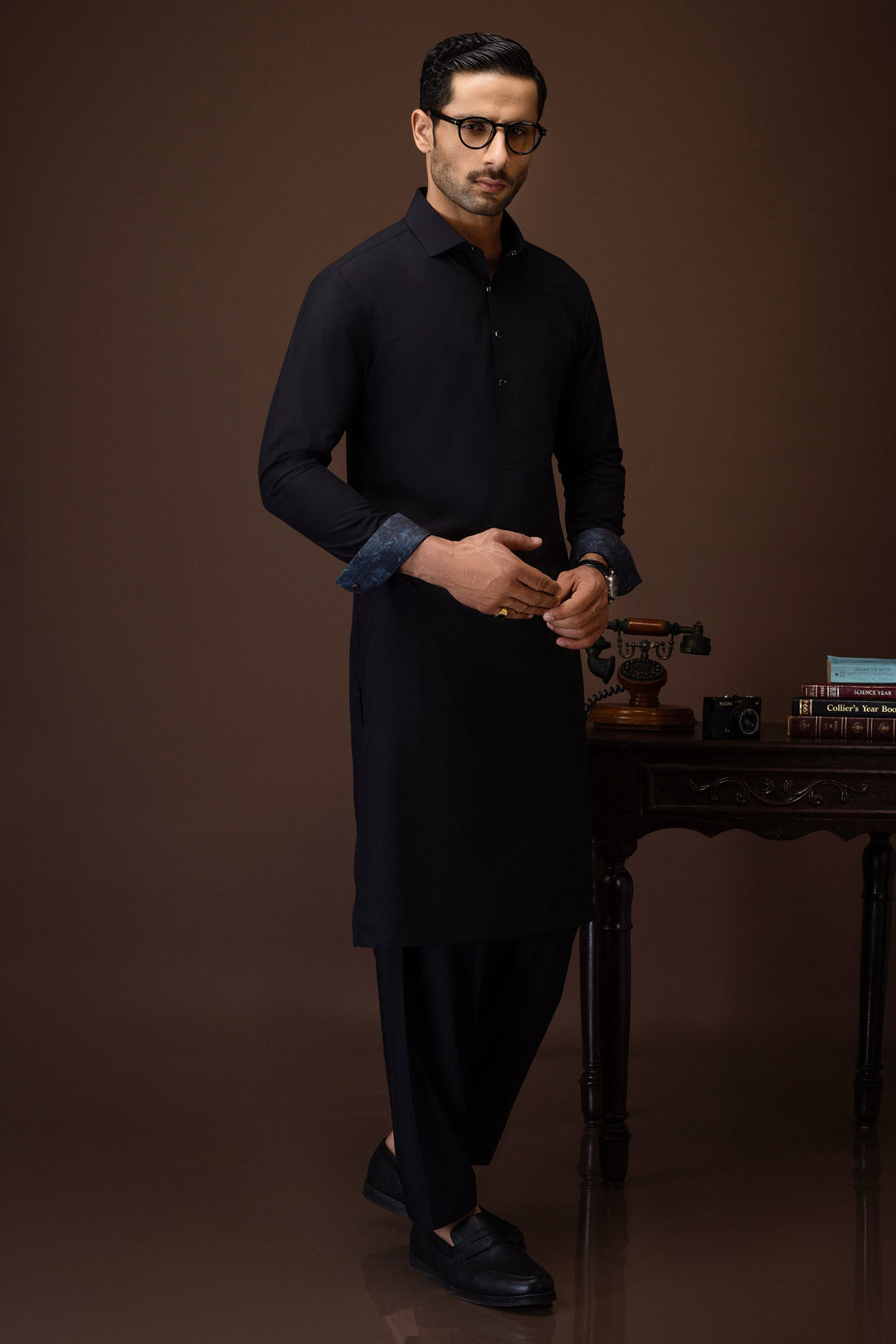 Blended Navy Shalwar Kameez - Cast & Crew