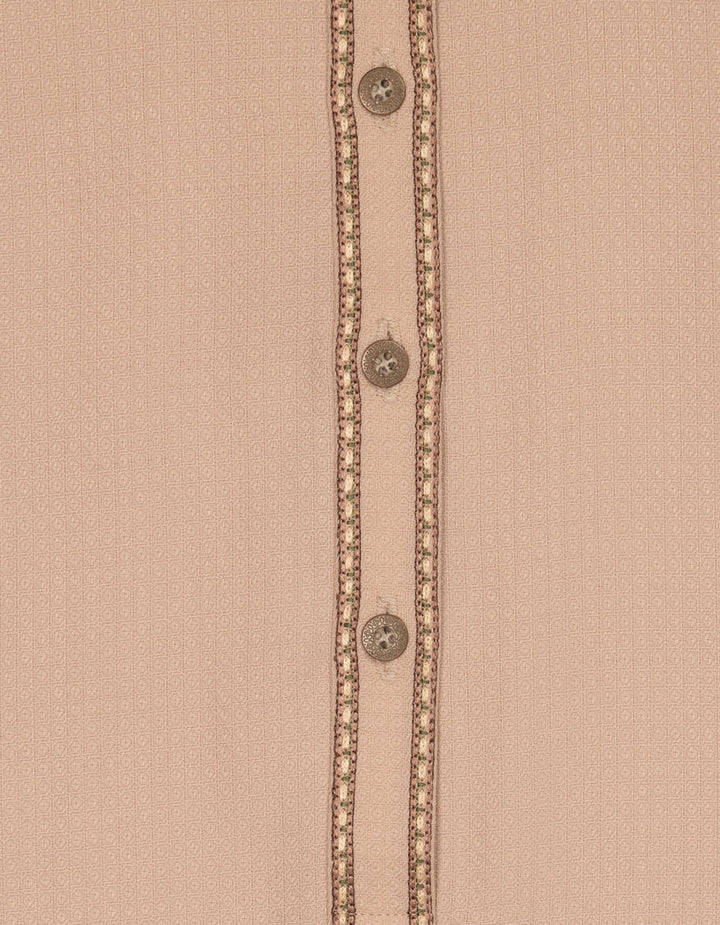 Blended Peach Shalwar Kameez - J. Junaid Jamshed