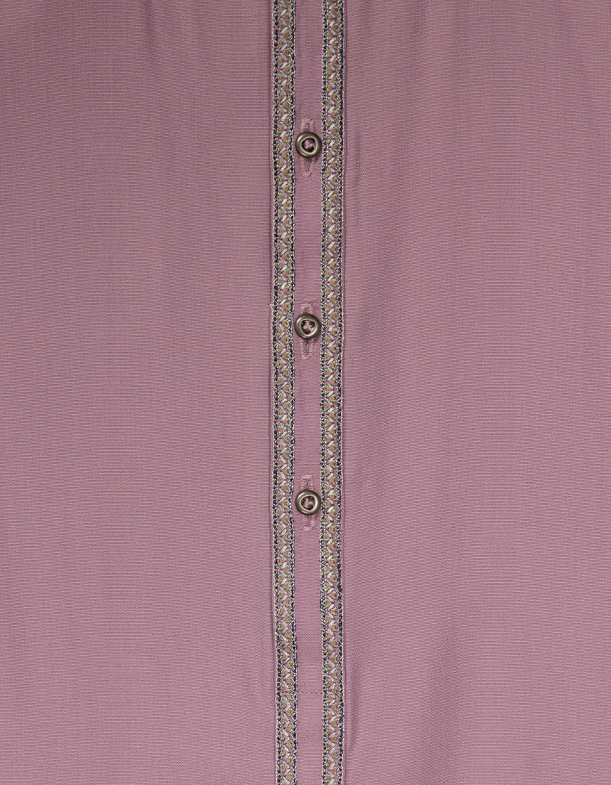 Blended Light Purple Kurta Trouser - J. Junaid Jamshed