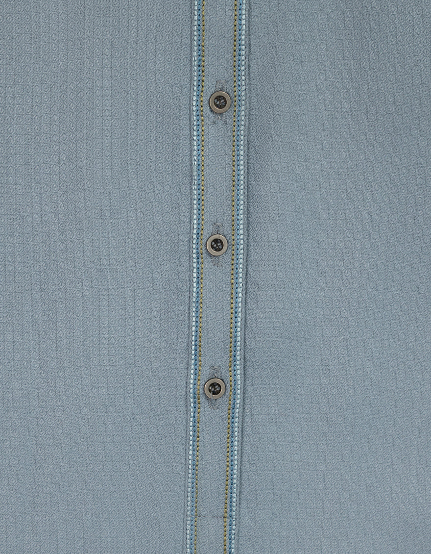 Blended Sky Blue Shalwar Kameez - J. Junaid Jamshed