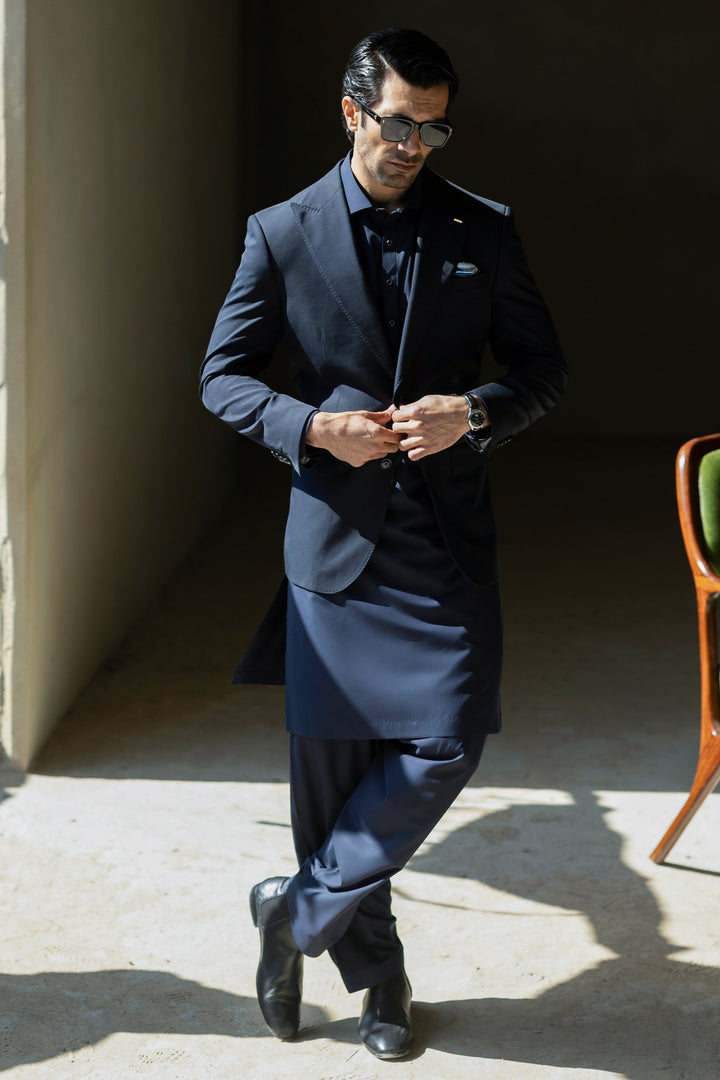 Blended Navy Shalwar Kameez - Cast & Crew