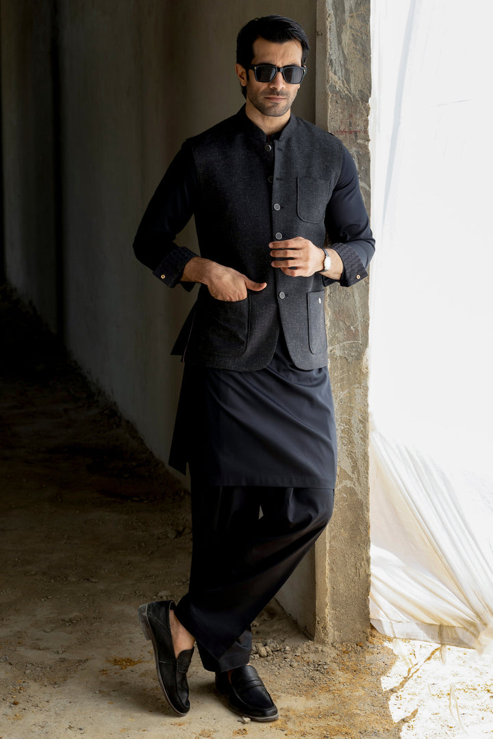 Blended Navy Shalwar Kameez - Cast & Crew