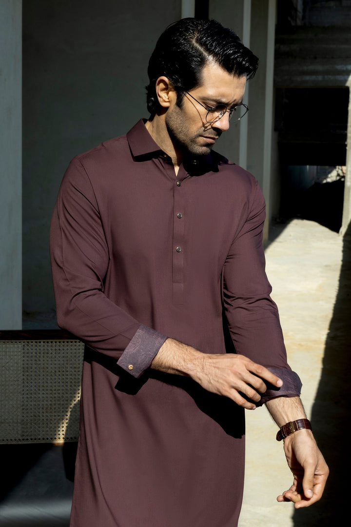 Blended Burgundy Shalwar Kameez - Cast & Crew