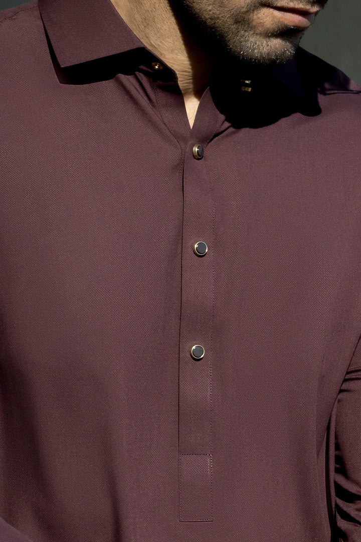 Blended Burgundy Shalwar Kameez - Cast & Crew