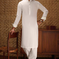 Cotton White Shalwar Kameez- Cast & Crew