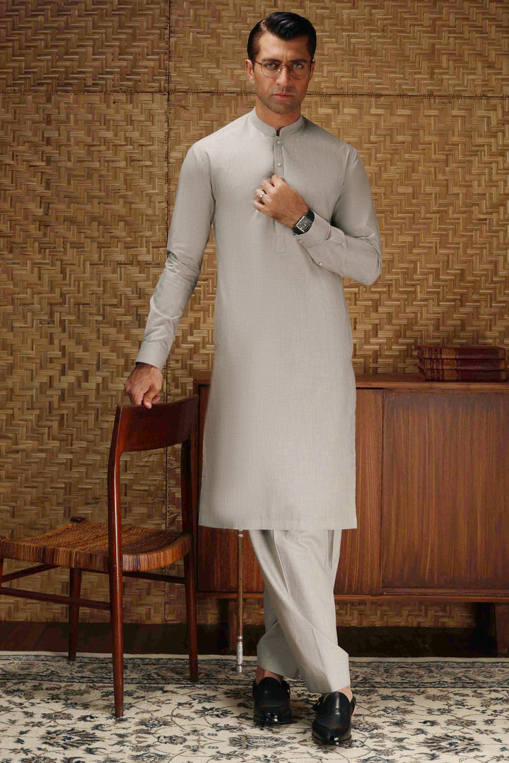 Cotton Grey Shalwar Kameez- Cast & Crew
