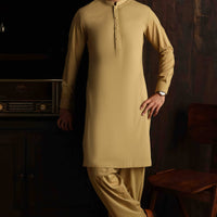 Blended Sand Gold Shalwar Kameez- Cast & Crew
