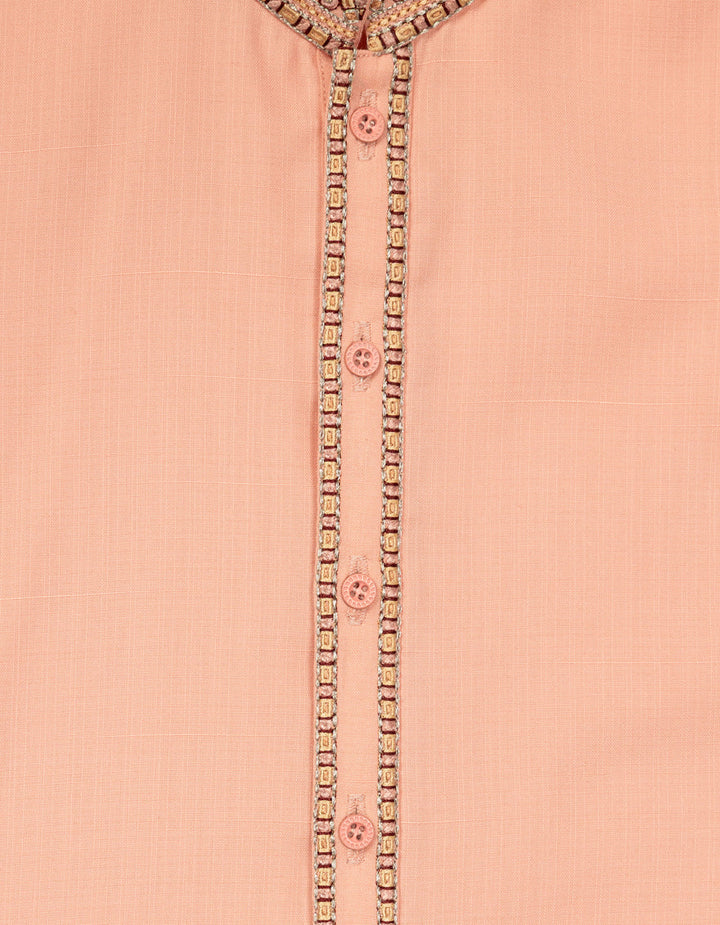 Blended Pink Kurta Trouser - J. Junaid Jamshed