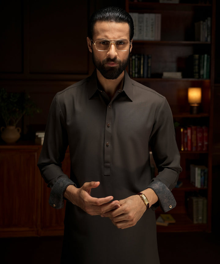 Blended Brown Shalwar Kameez - Cast & Crew