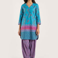 Lawn Blue Stitched Suit - Charizma