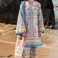 Lawn Multi Stitched Suit - Jazmin
