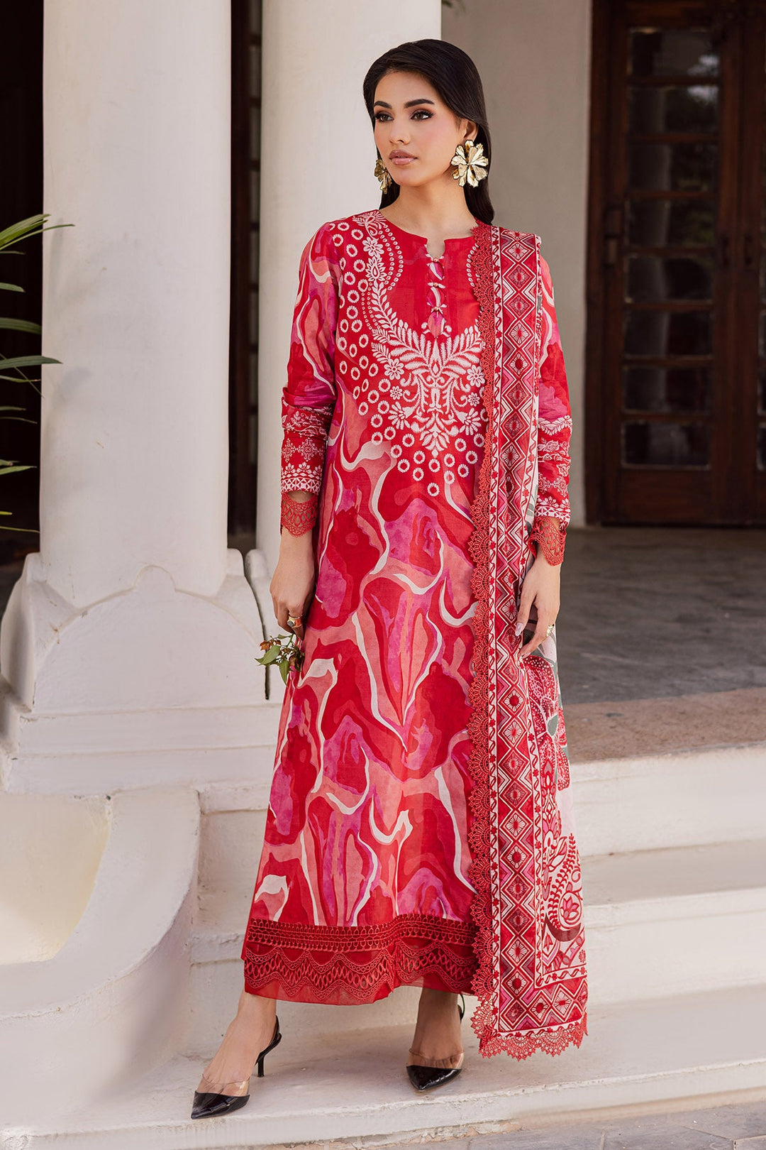 Design 6 - Nureh Rania Print Stitched