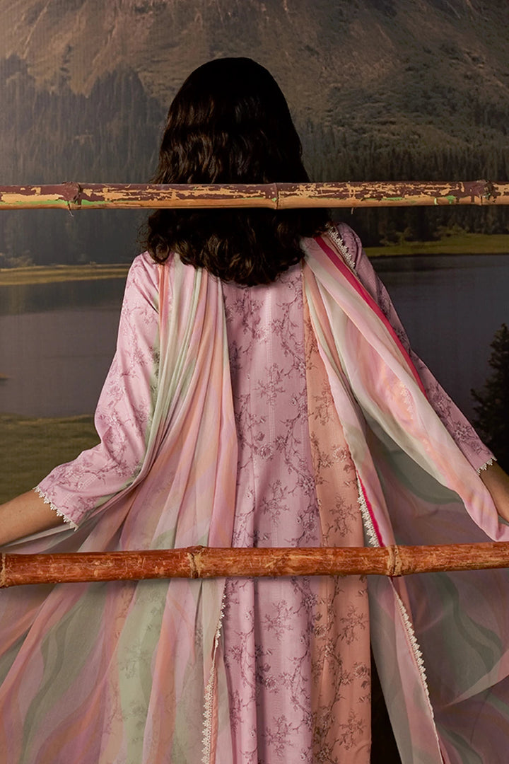 Dobby Lawn Multi Stitched Suit - Vanya