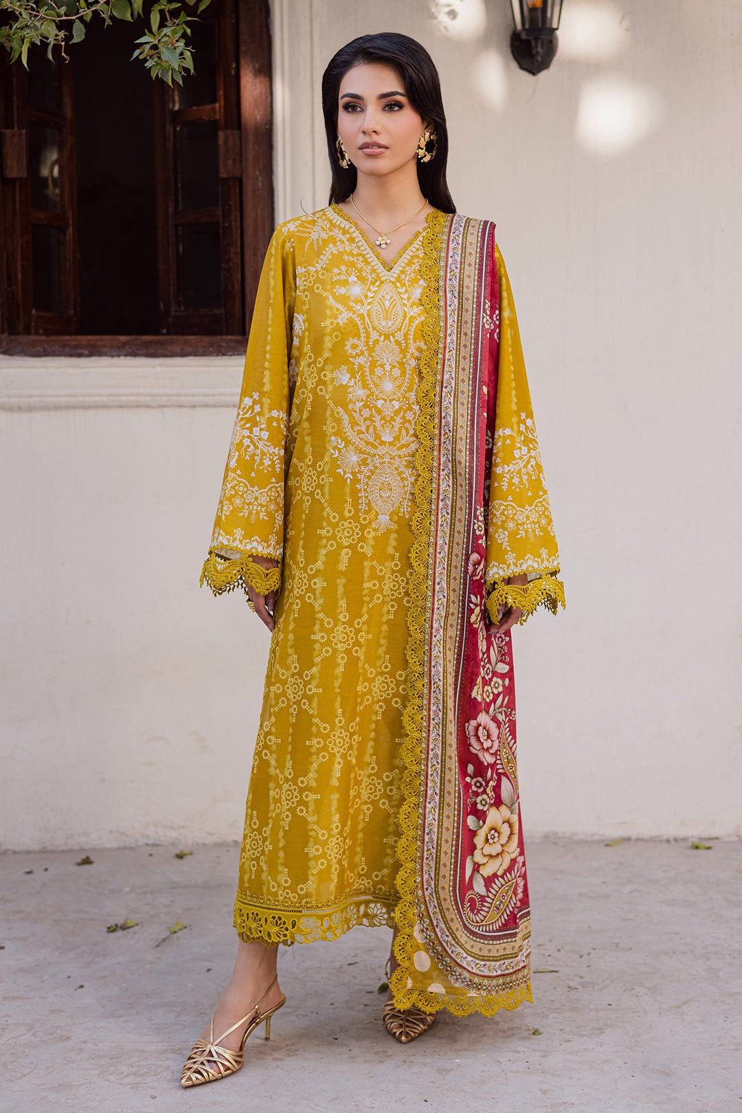 Design 1 - Nureh Rania Print Stitched