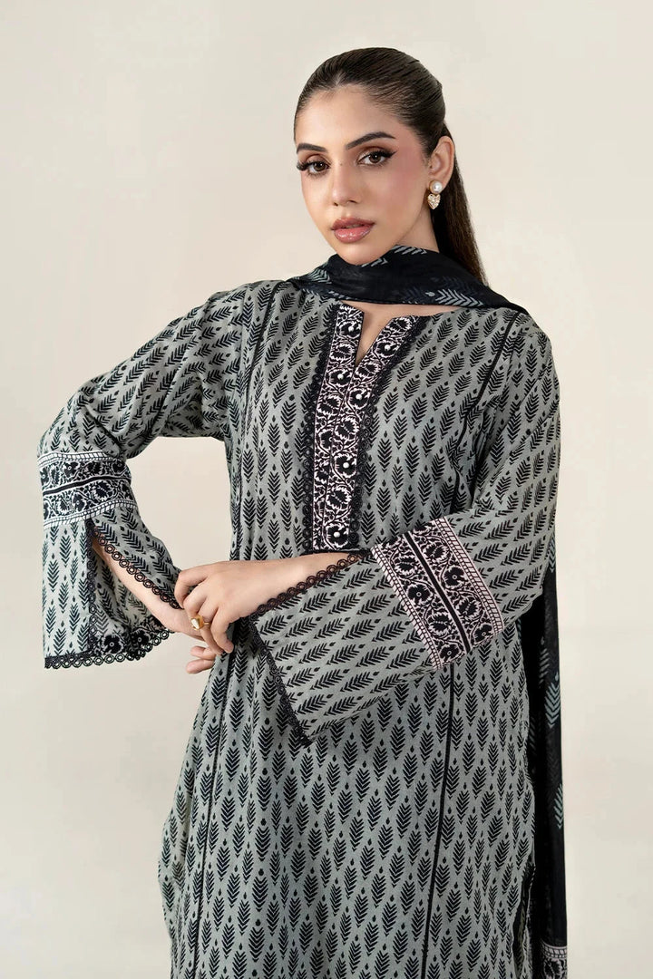 Printed Lawn Stardust Stitched Suit - Khas