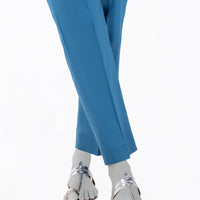 Silk Blue Trouser - J. Junaid Jamshed