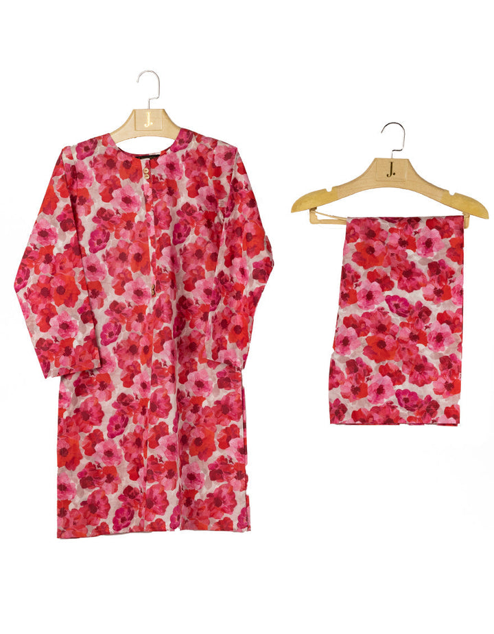 Lawn Pink Kurti - J. Junaid Jamshed