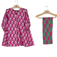 Lawn Pink Kurti - J. Junaid Jamshed