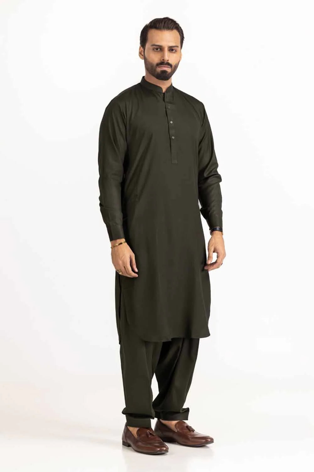 Blended Black Shalwar Kameez - President by Gul Ahmed