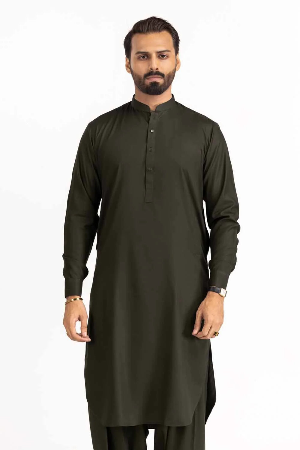 Blended Black Shalwar Kameez - President by Gul Ahmed
