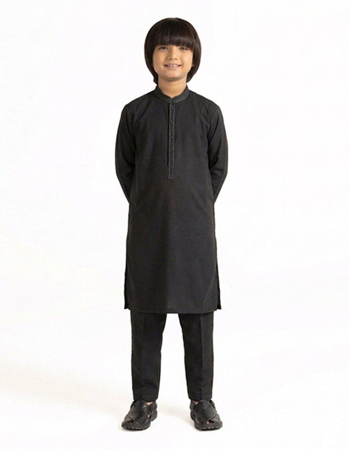 Blended Grey Shalwar Kameez - J. Junaid Jamshed