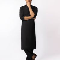 Blended Black Shalwar Kameez - J. Junaid Jamshed
