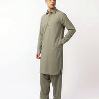 Blended Cement Shalwar Kameez - J. Junaid Jamshed