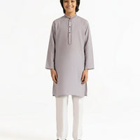 Cotton Lilac Kurta - J. Junaid Jamshed