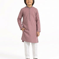 Cotton Pink Kurta - J. Junaid Jamshed