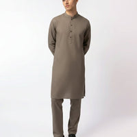 Blended Grey Kurta Trouser - J. Junaid Jamshed