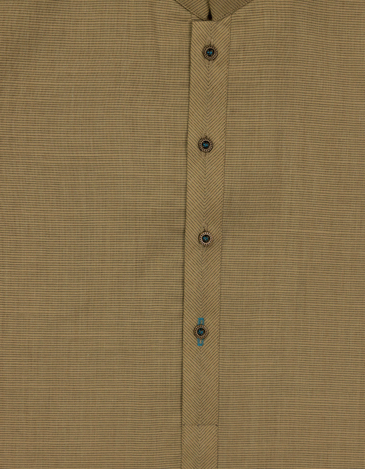 Blended Light Olive Kurta Trouser - J. Junaid Jamshed