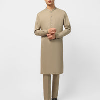 Blended Olive Kurta Trouser - J. Junaid Jamshed