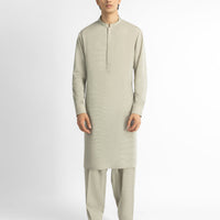 Blended Light Green Shalwar Kameez - J. Junaid Jamshed