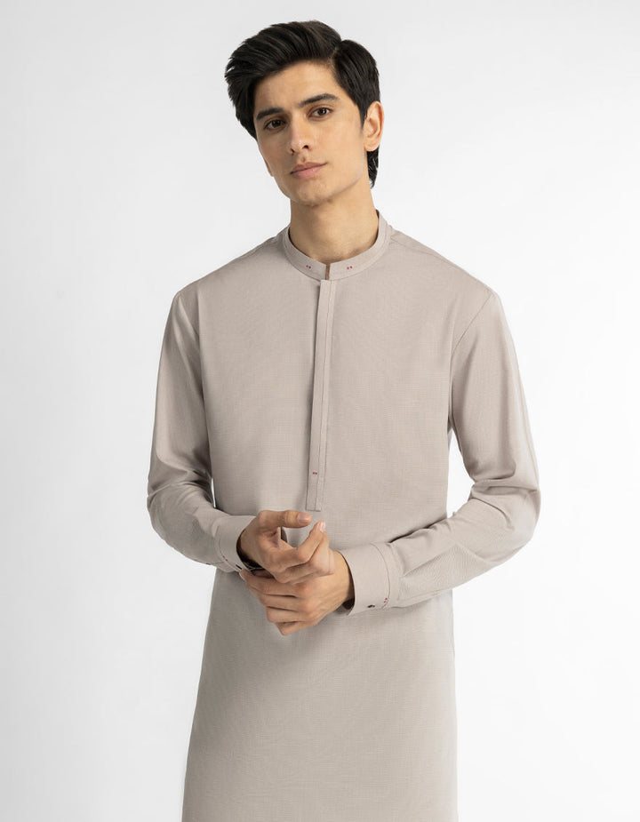 Blended Tea Pink Shalwar Kameez - J. Junaid Jamshed