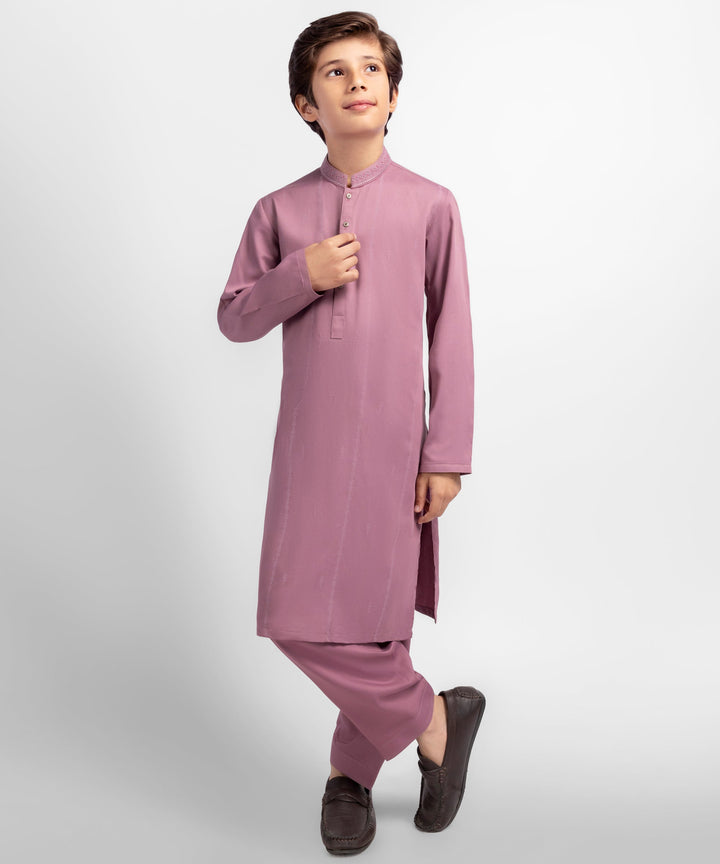 Blended Onion Pink Shalwar Kameez - J. Junaid Jamshed