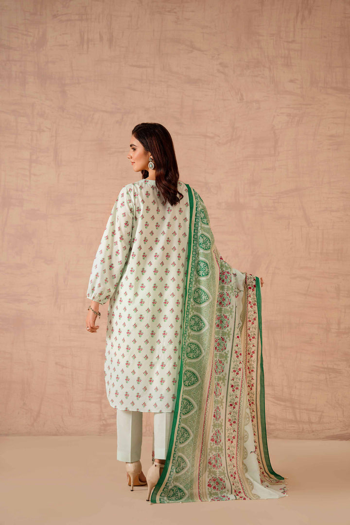 Viscose Lawn Light Mint Unstitched Suit - Nishat